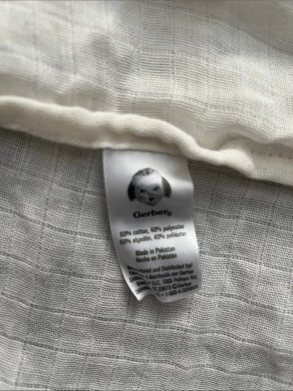 Gerber milestone blanket